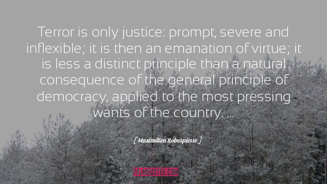 Maximilien Robespierre Quotes: Terror is only justice: prompt,