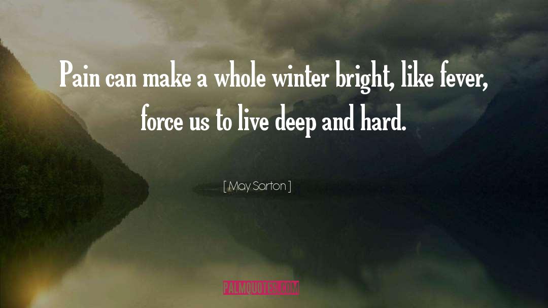 May Sarton Quotes: Pain can make a whole