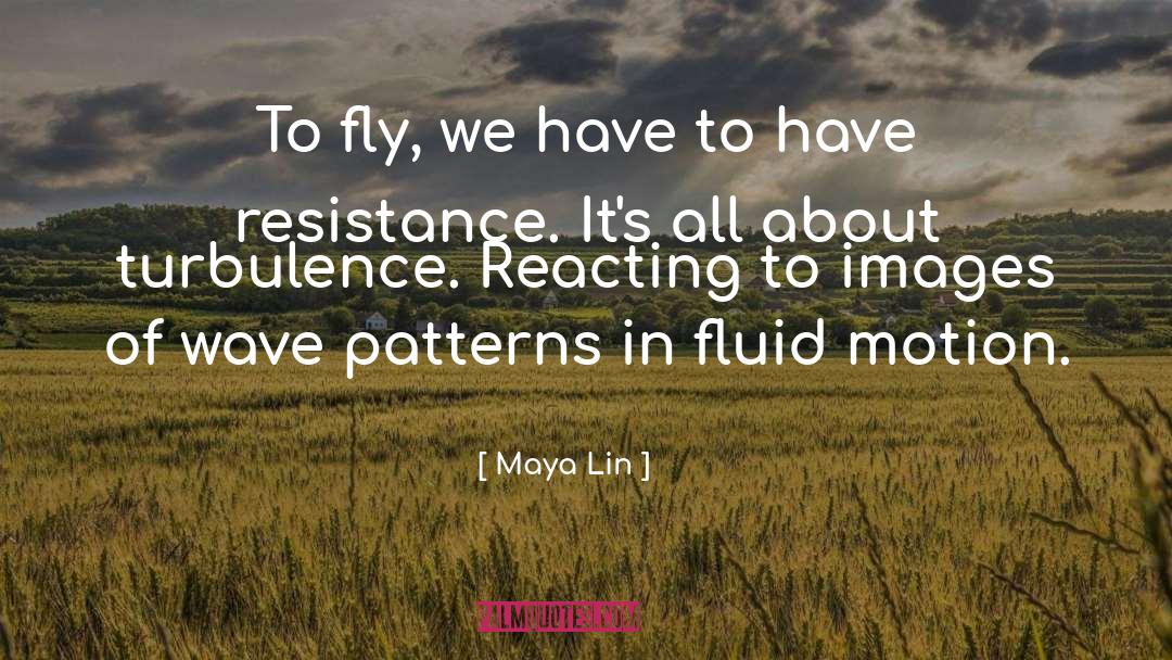 Maya Lin Quotes: To fly, we have to