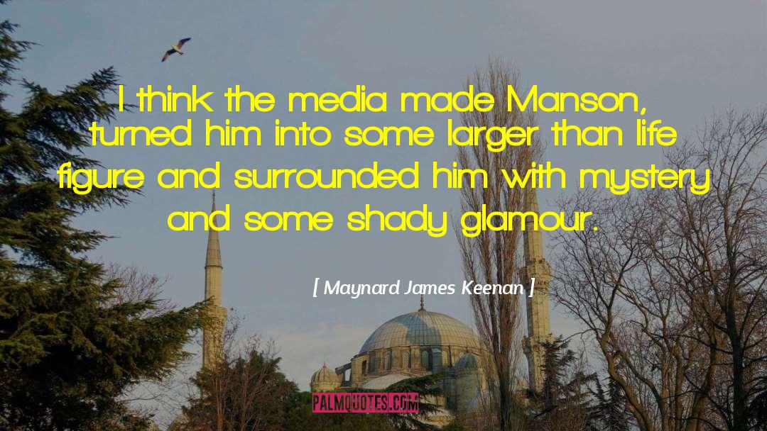 Maynard James Keenan Quotes: I think the media made