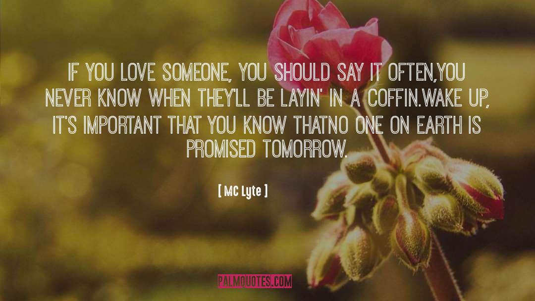 MC Lyte Quotes: If you love someone, you