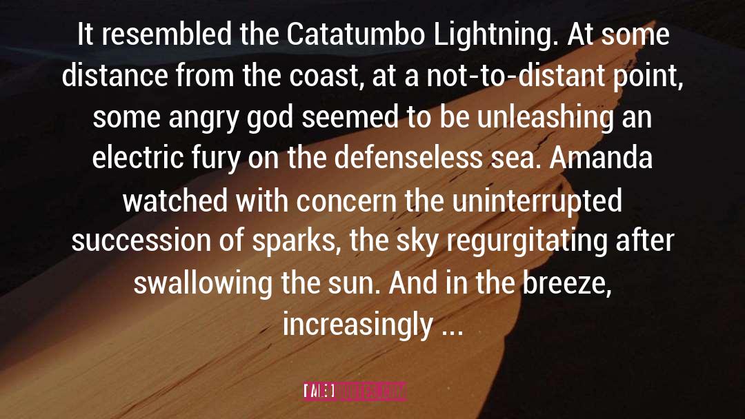 Me Quotes: It resembled the Catatumbo Lightning.