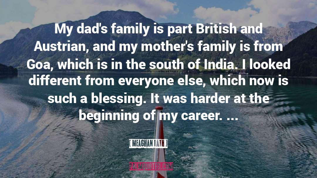 Meaghan Rath Quotes: My dad's family is part