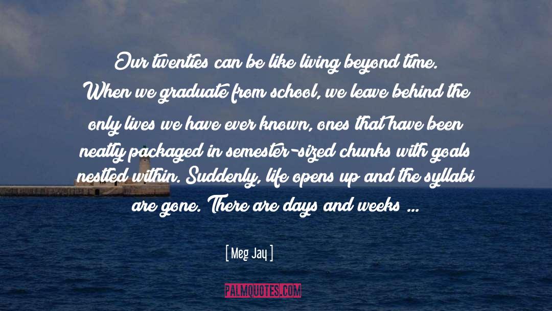 Meg Jay Quotes: Our twenties can be like