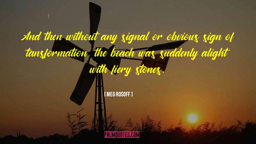 Meg Rosoff Quotes: And then without any signal