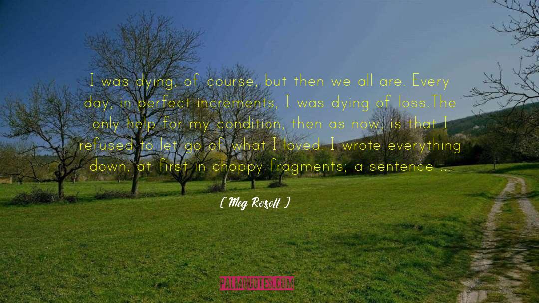 Meg Rosoff Quotes: I was dying, of course,