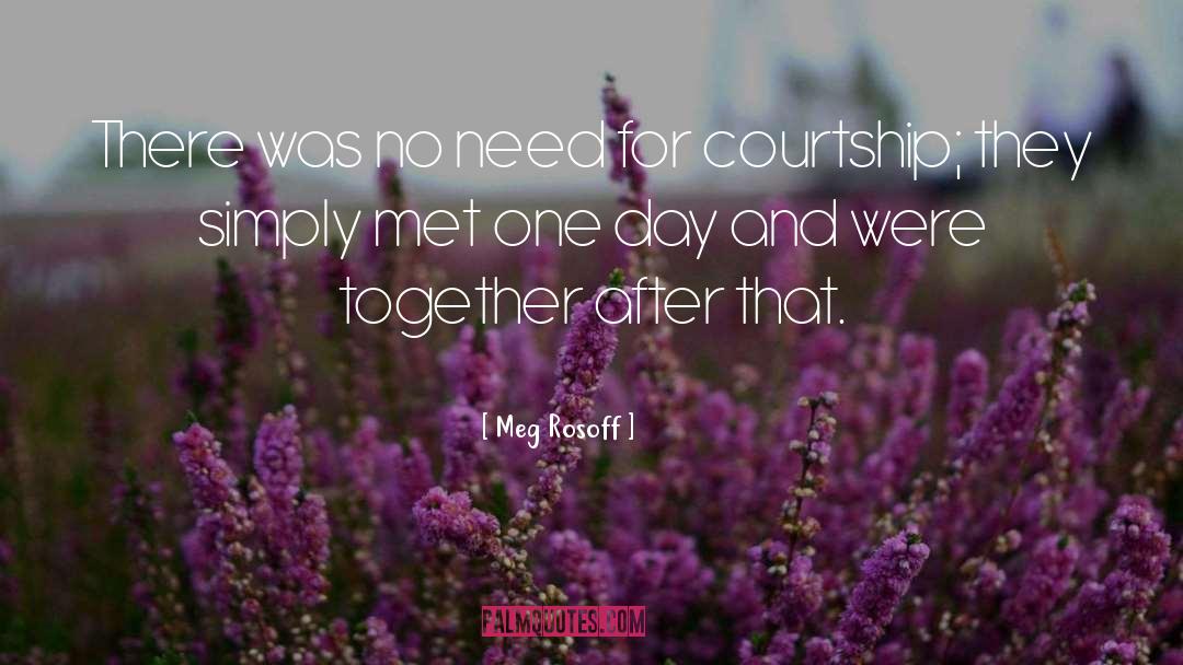 Meg Rosoff Quotes: There was no need for