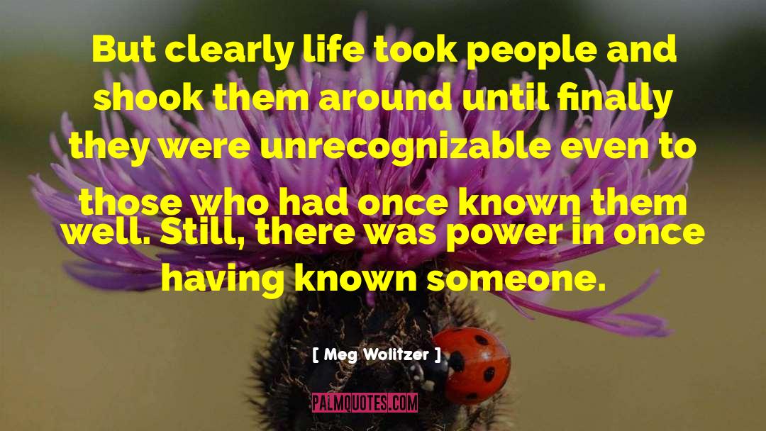 Meg Wolitzer Quotes: But clearly life took people