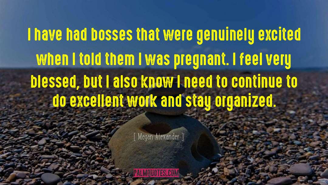 Megan Alexander Quotes: I have had bosses that