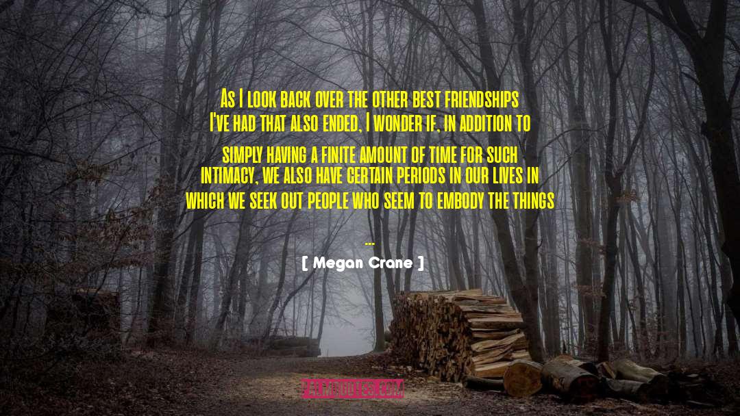 Megan Crane Quotes: As I look back over