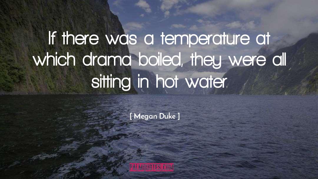 Megan Duke Quotes: If there was a temperature