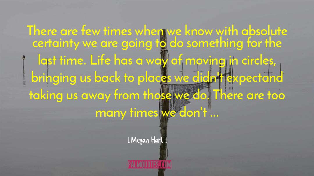 Megan Hart Quotes: There are few times when