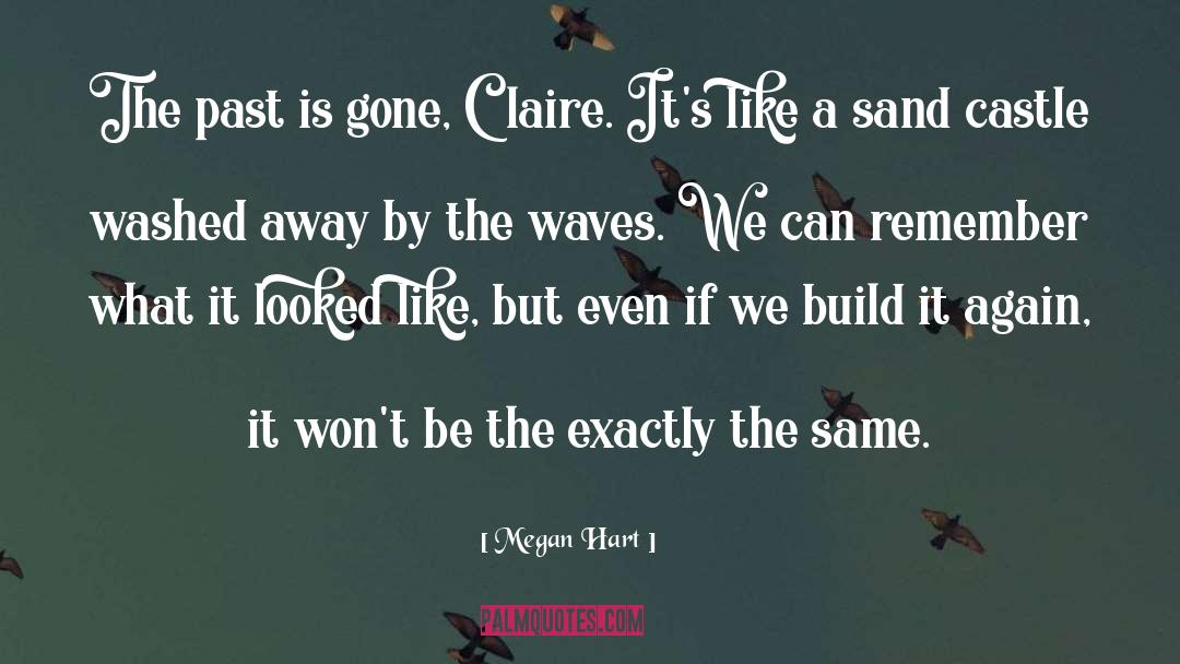 Megan Hart Quotes: The past is gone, Claire.