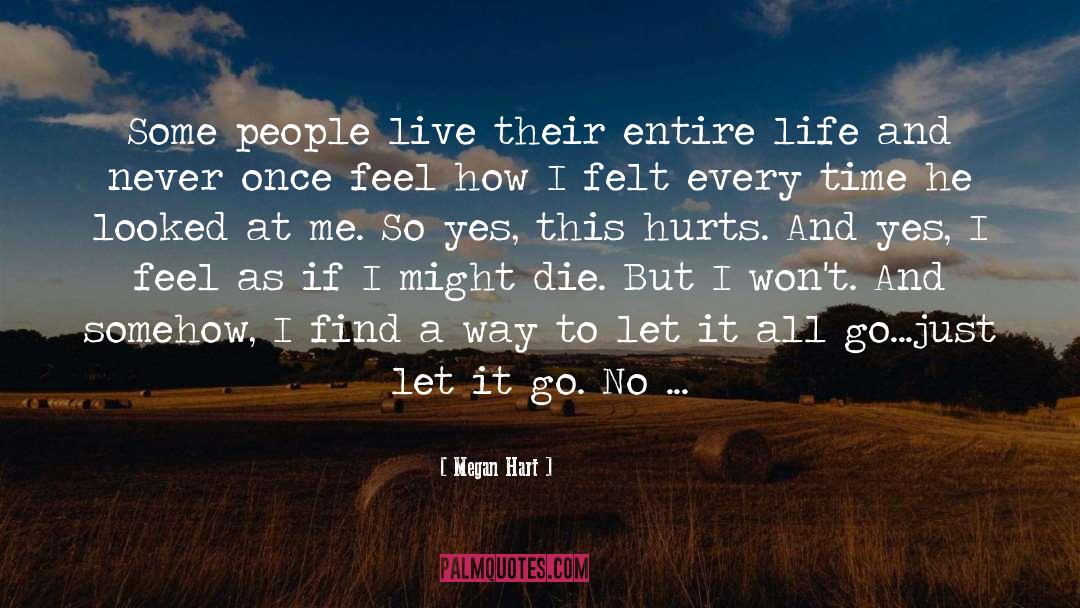 Megan Hart Quotes: Some people live their entire