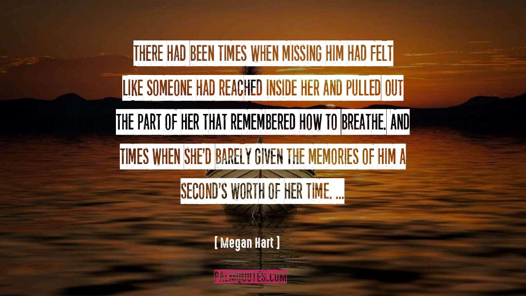 Megan Hart Quotes: There had been times when
