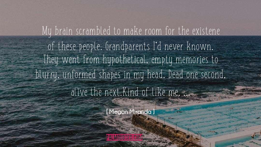 Megan Miranda Quotes: My brain scrambled to make