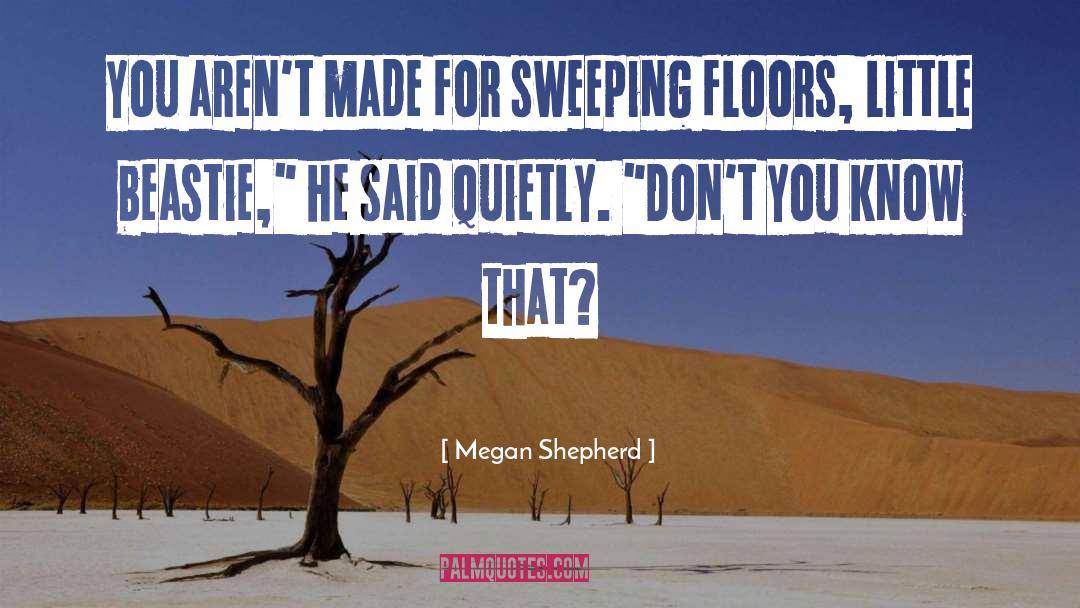 Megan Shepherd Quotes: You aren't made for sweeping