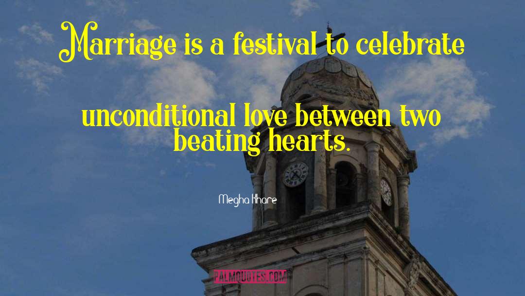 Megha Khare Quotes: Marriage is a festival to