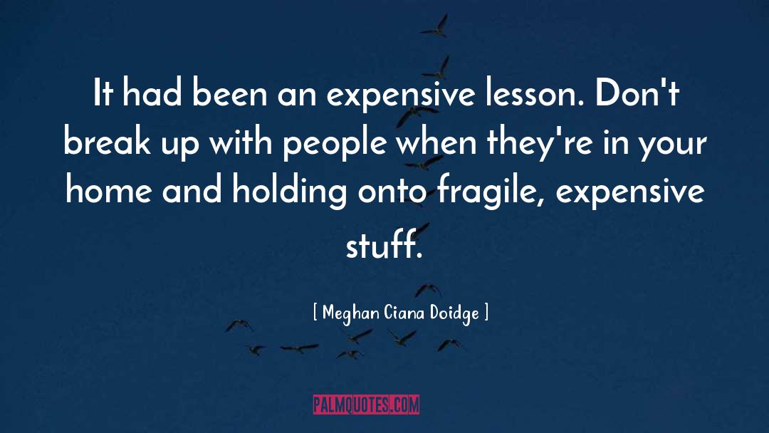 Meghan Ciana Doidge Quotes: It had been an expensive