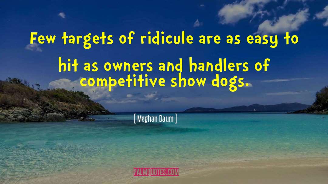 Meghan Daum Quotes: Few targets of ridicule are