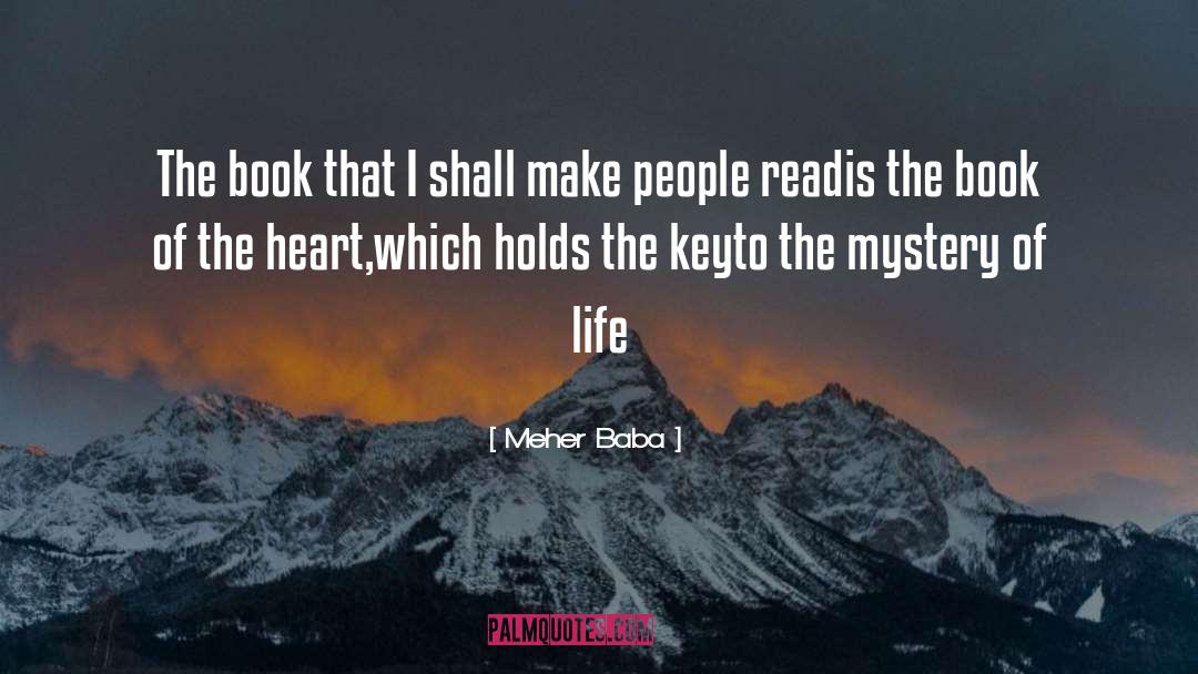 Meher Baba Quotes: The book that I shall