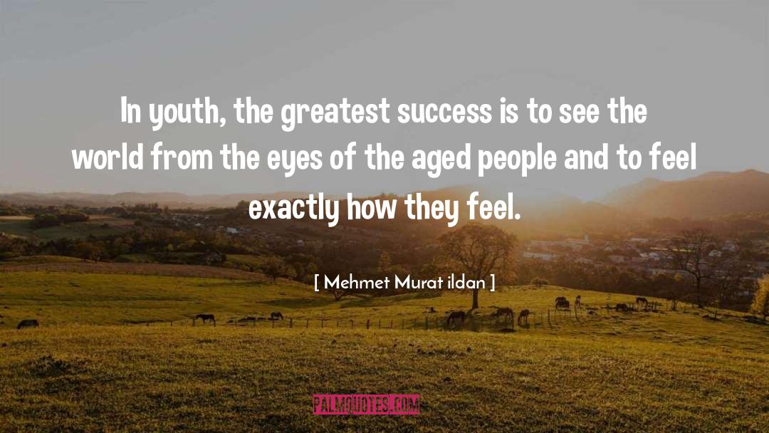 Mehmet Murat Ildan Quotes: In youth, the greatest success