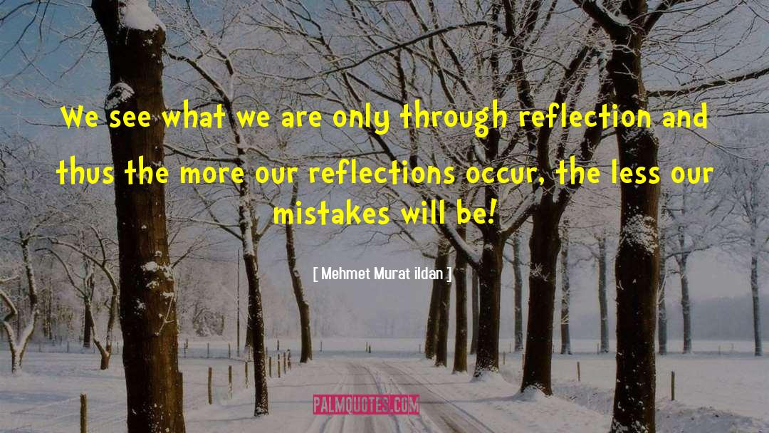 Mehmet Murat Ildan Quotes: We see what we are