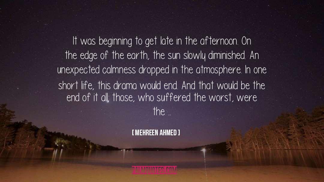 Mehreen Ahmed Quotes: It was beginning to get