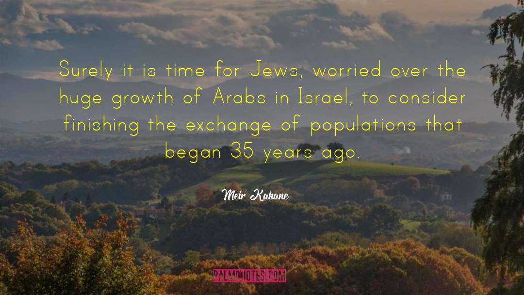 Meir Kahane Quotes: Surely it is time for