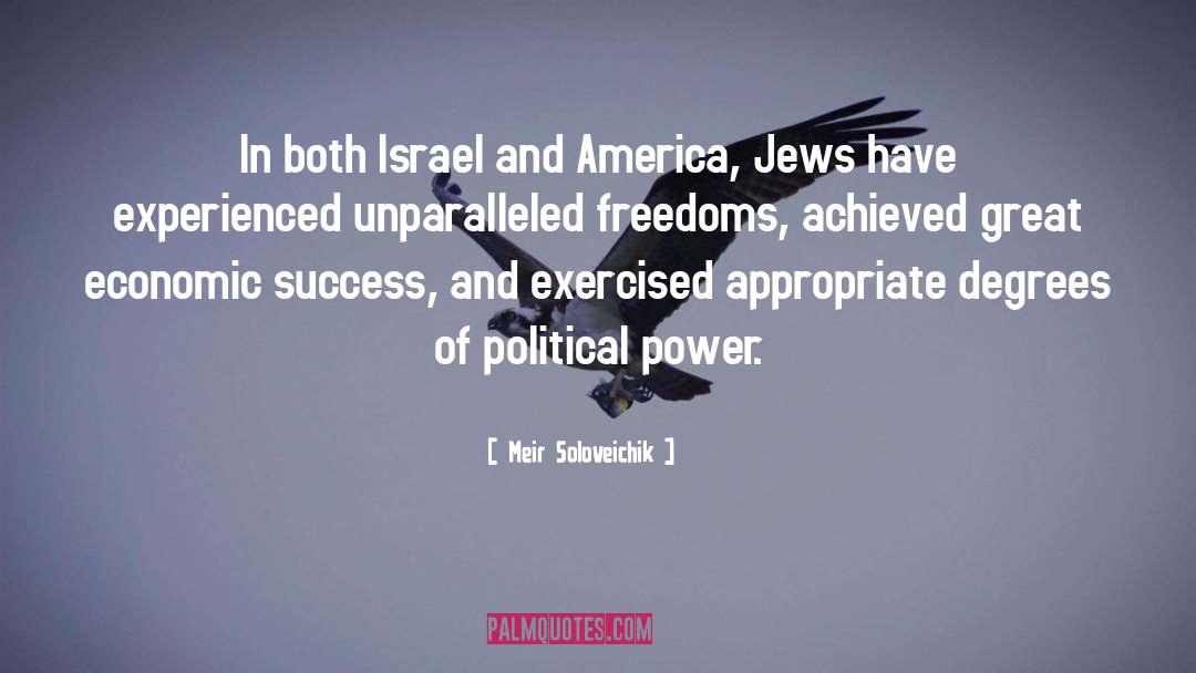 Meir Soloveichik Quotes: In both Israel and America,