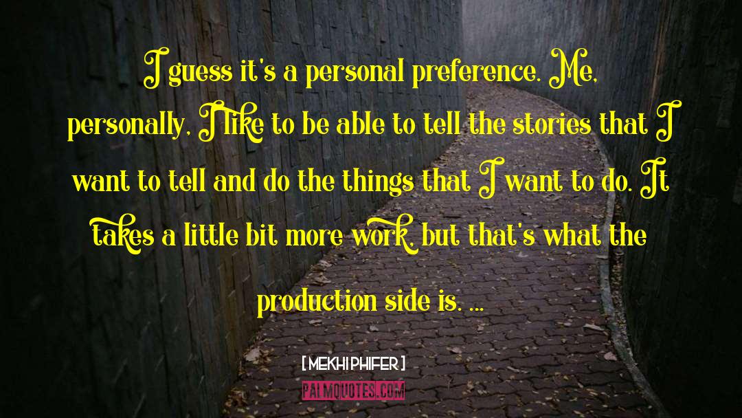 Mekhi Phifer Quotes: I guess it's a personal