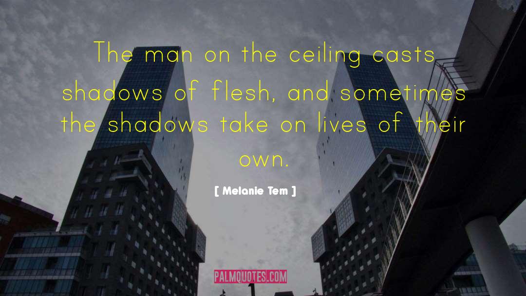 Melanie Tem Quotes: The man on the ceiling