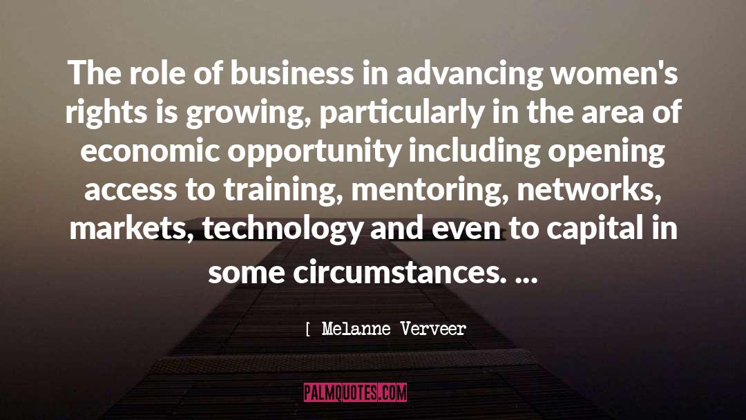 Melanne Verveer Quotes: The role of business in