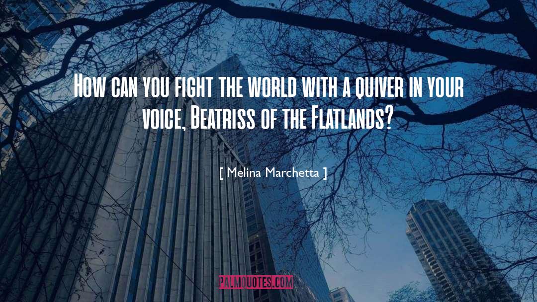 Melina Marchetta Quotes: How can you fight the