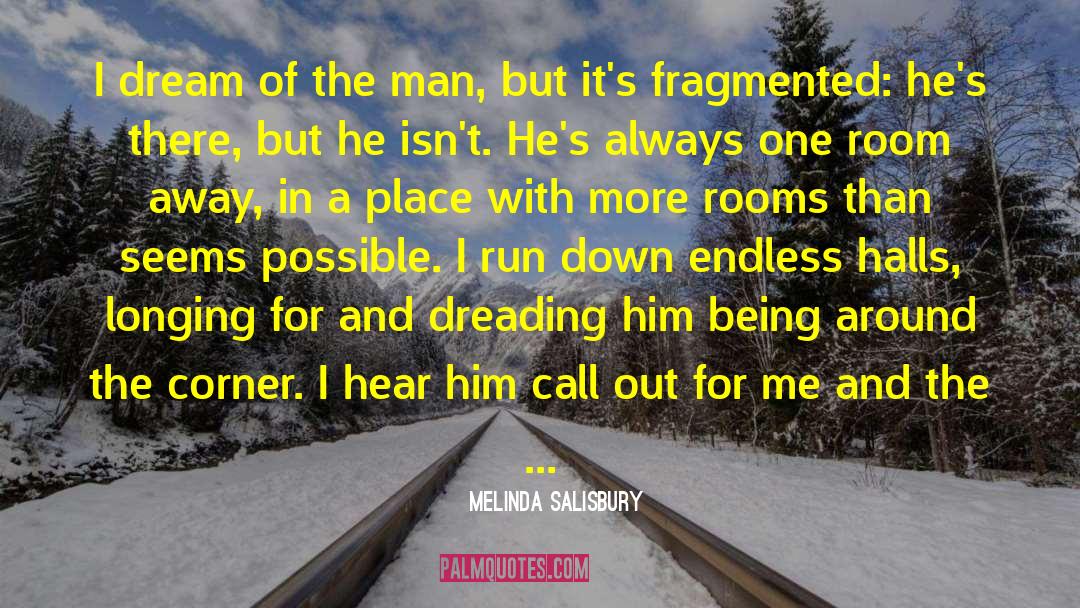 Melinda Salisbury Quotes: I dream of the man,