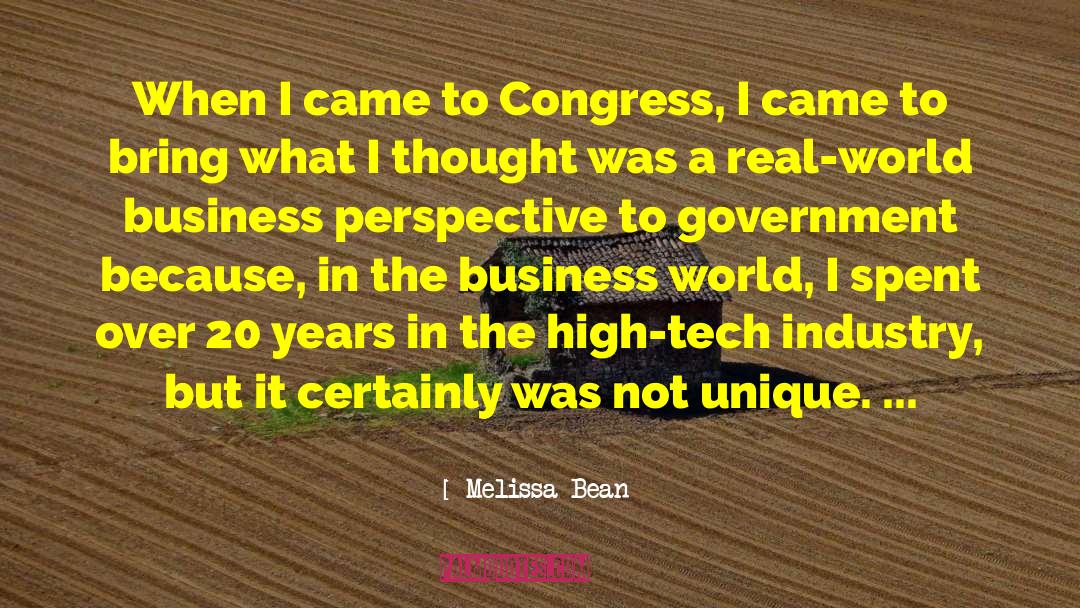 Melissa Bean Quotes: When I came to Congress,