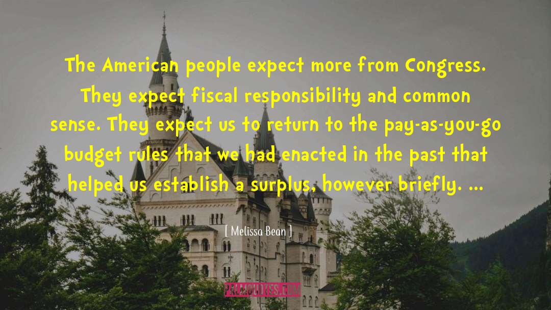 Melissa Bean Quotes: The American people expect more
