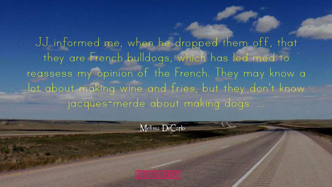 Melissa DeCarlo Quotes: JJ informed me, when he