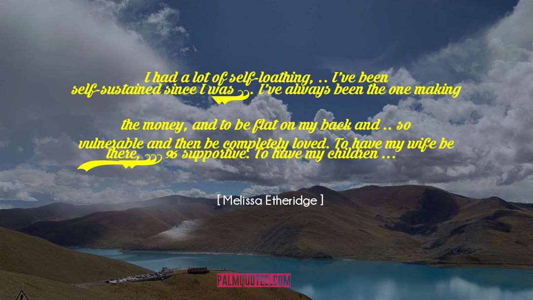 Melissa Etheridge Quotes: I had a lot of