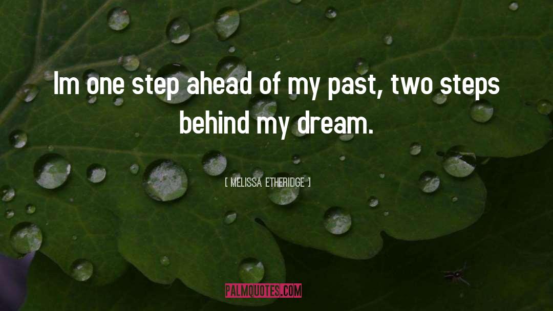 Melissa Etheridge Quotes: Im one step ahead of