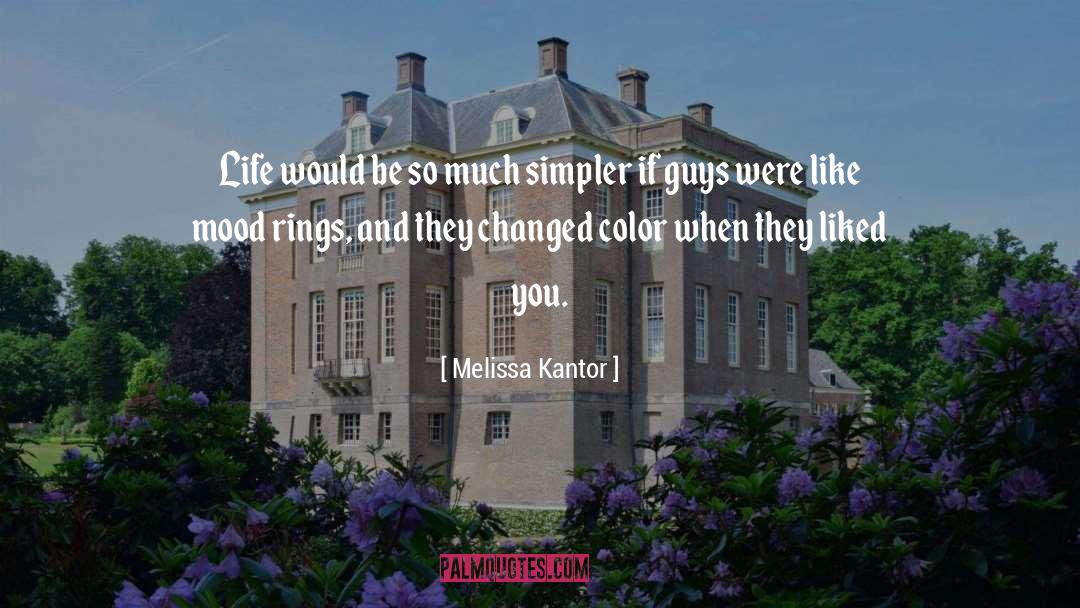 Melissa Kantor Quotes: Life would be so much