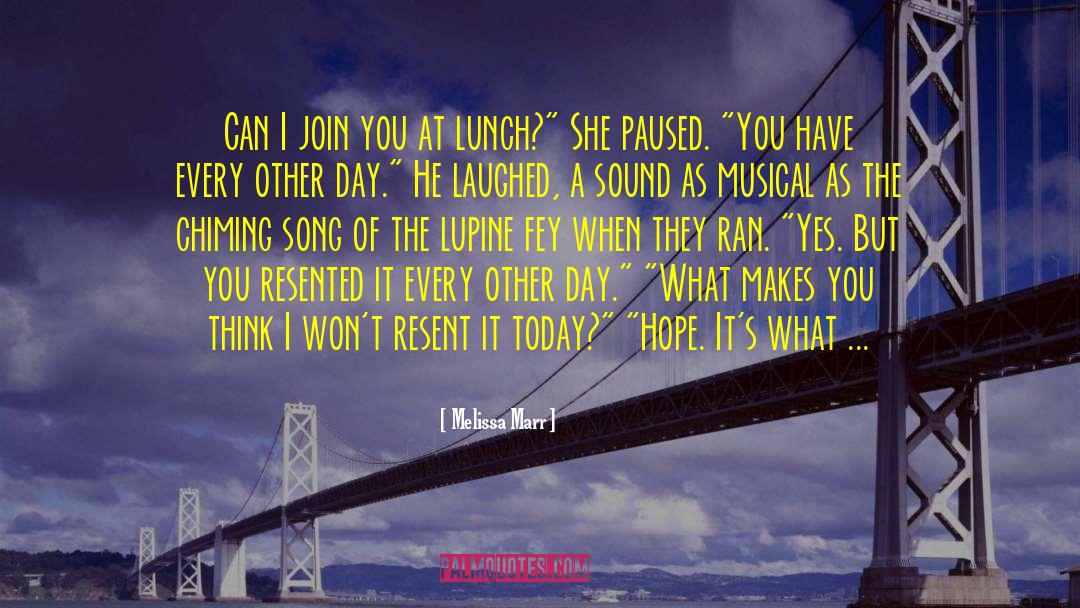 Melissa Marr Quotes: Can I join you at