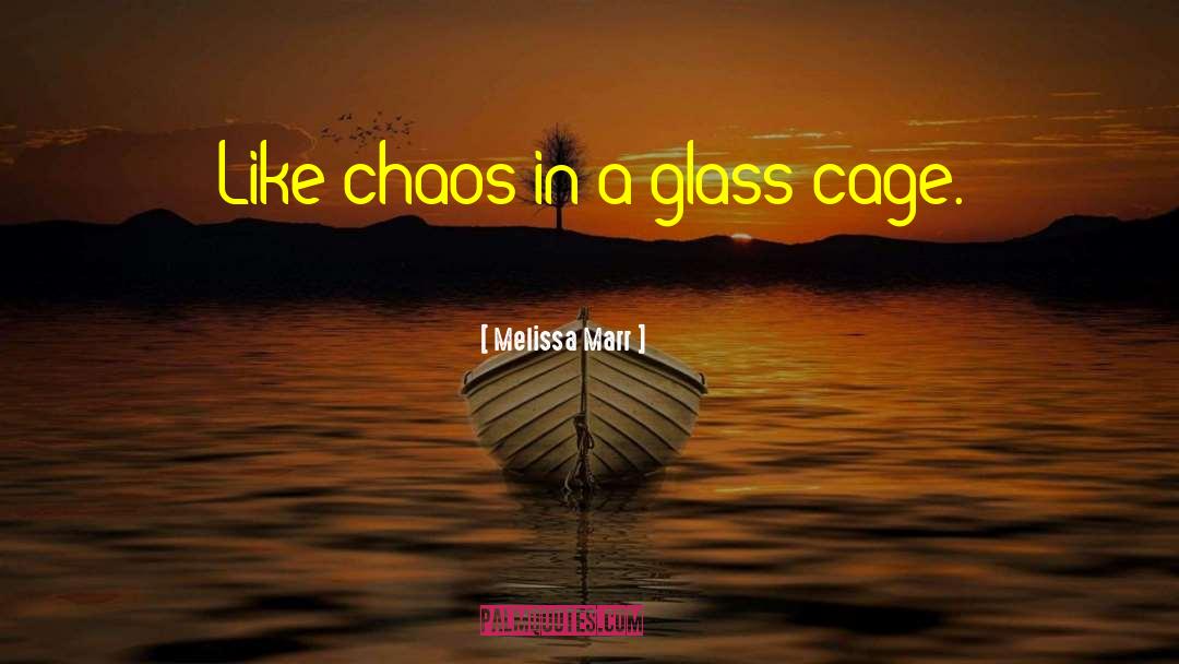Melissa Marr Quotes: Like chaos in a glass