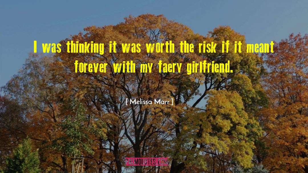 Melissa Marr Quotes: I was thinking it was