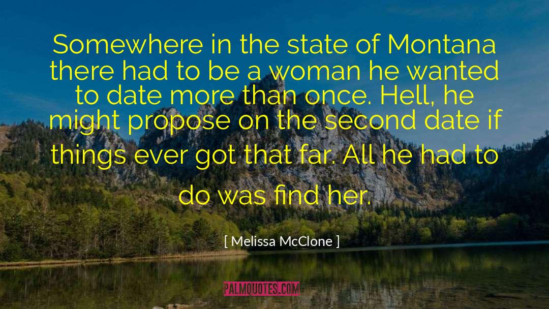 Melissa McClone Quotes: Somewhere in the state of