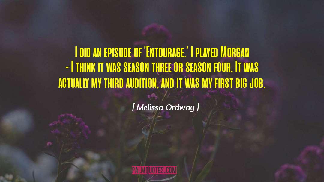 Melissa Ordway Quotes: I did an episode of