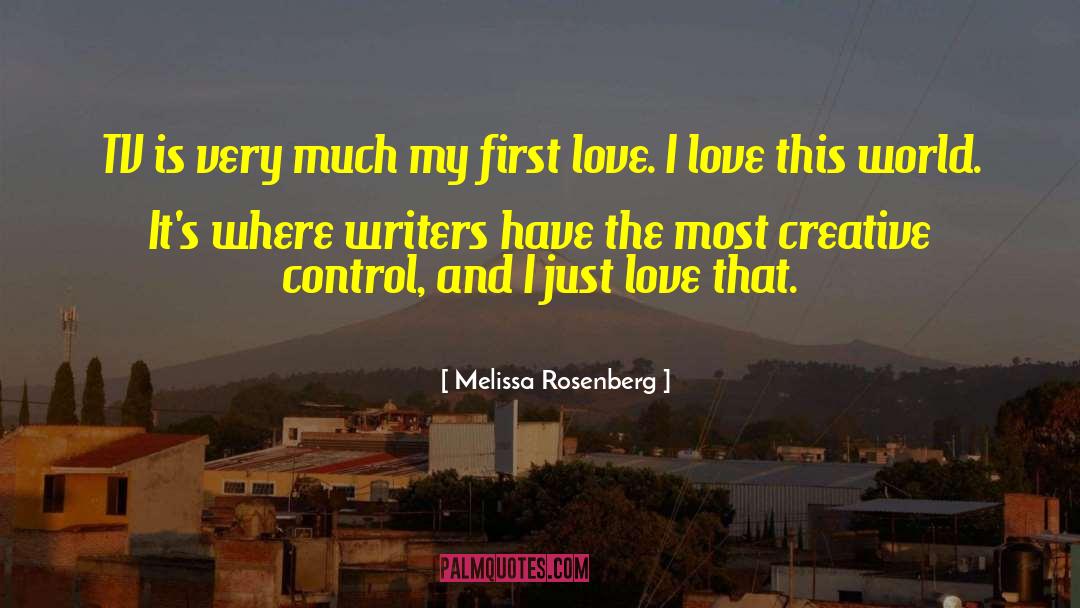 Melissa Rosenberg Quotes: TV is very much my