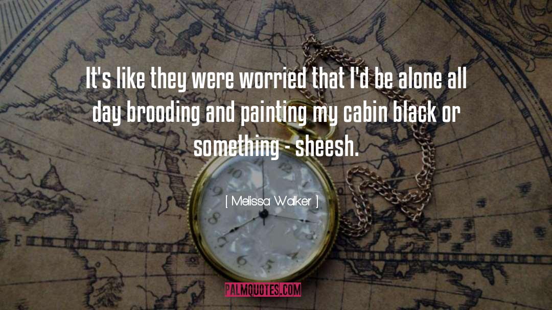 Melissa Walker Quotes: It's like they were worried