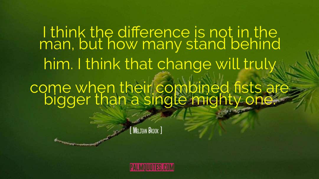 Meljean Brook Quotes: I think the difference is