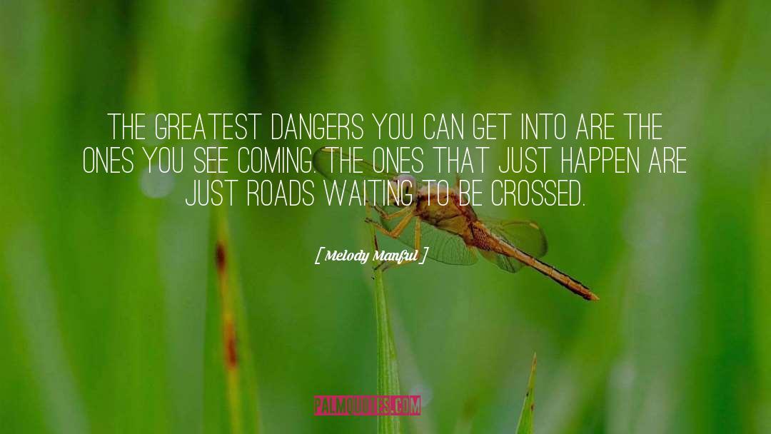 Melody Manful Quotes: The greatest dangers you can